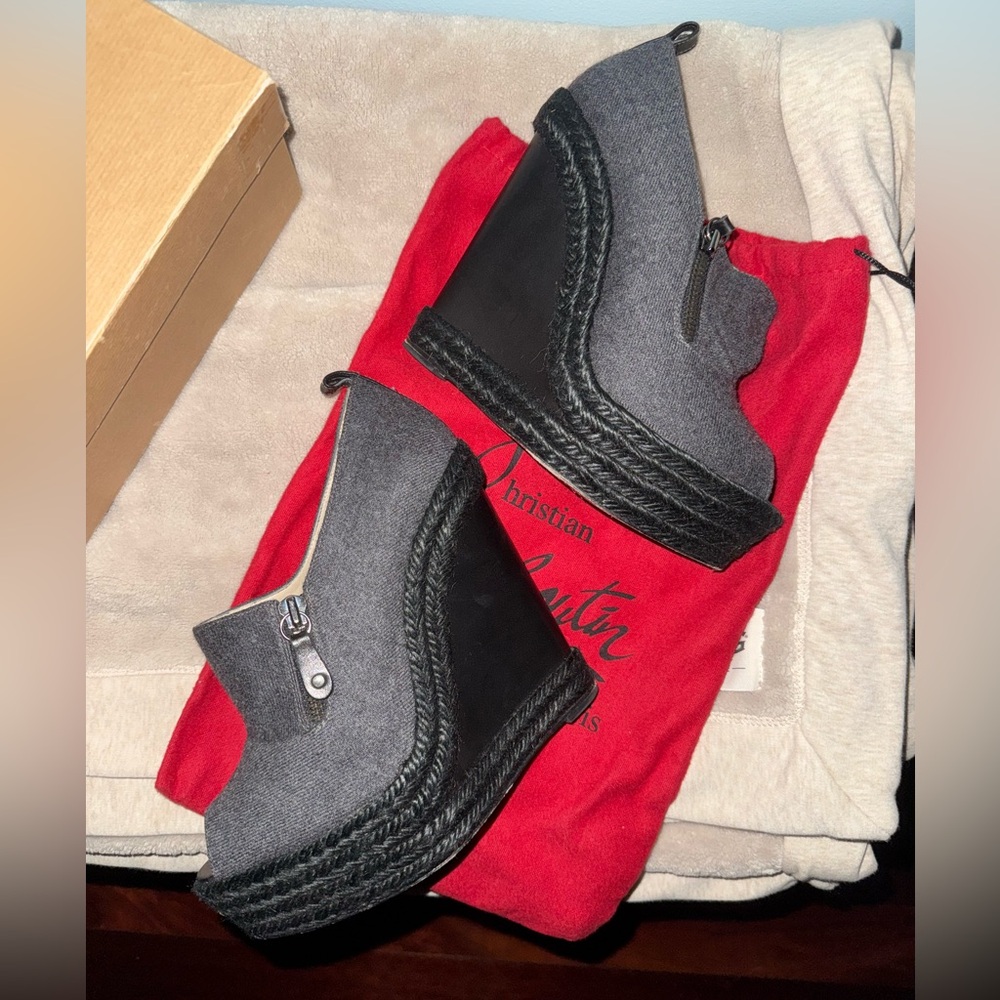 Christian Louboutin Deroba 140 Espadrilles | Discontinued Style | CoA | Size 37